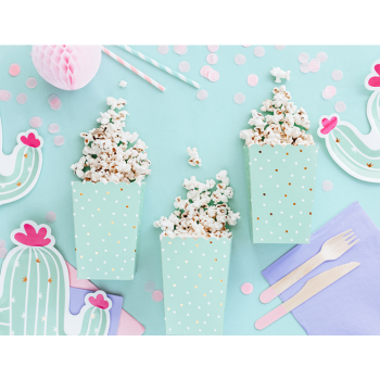 6 Popcornboxen in Mint